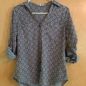 Express button down blouse